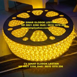 Lampu Led Strip Dekorasi Yellow 220v smd 3528